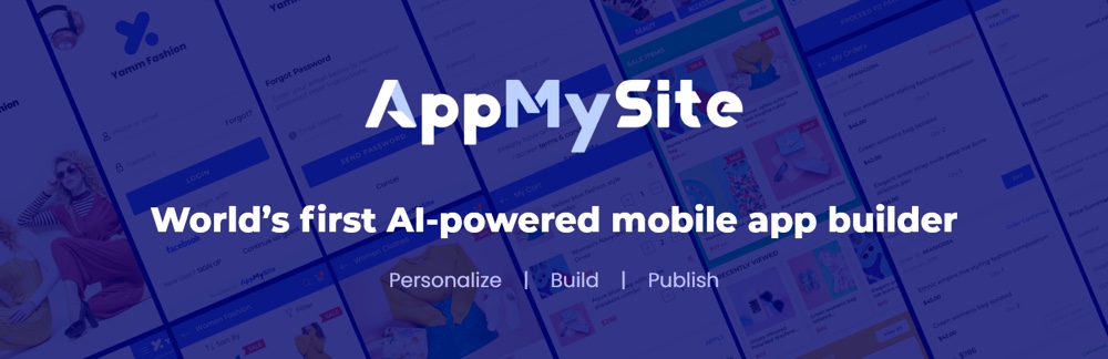 AppMySite transforme votre site internet WordPress en application mobile